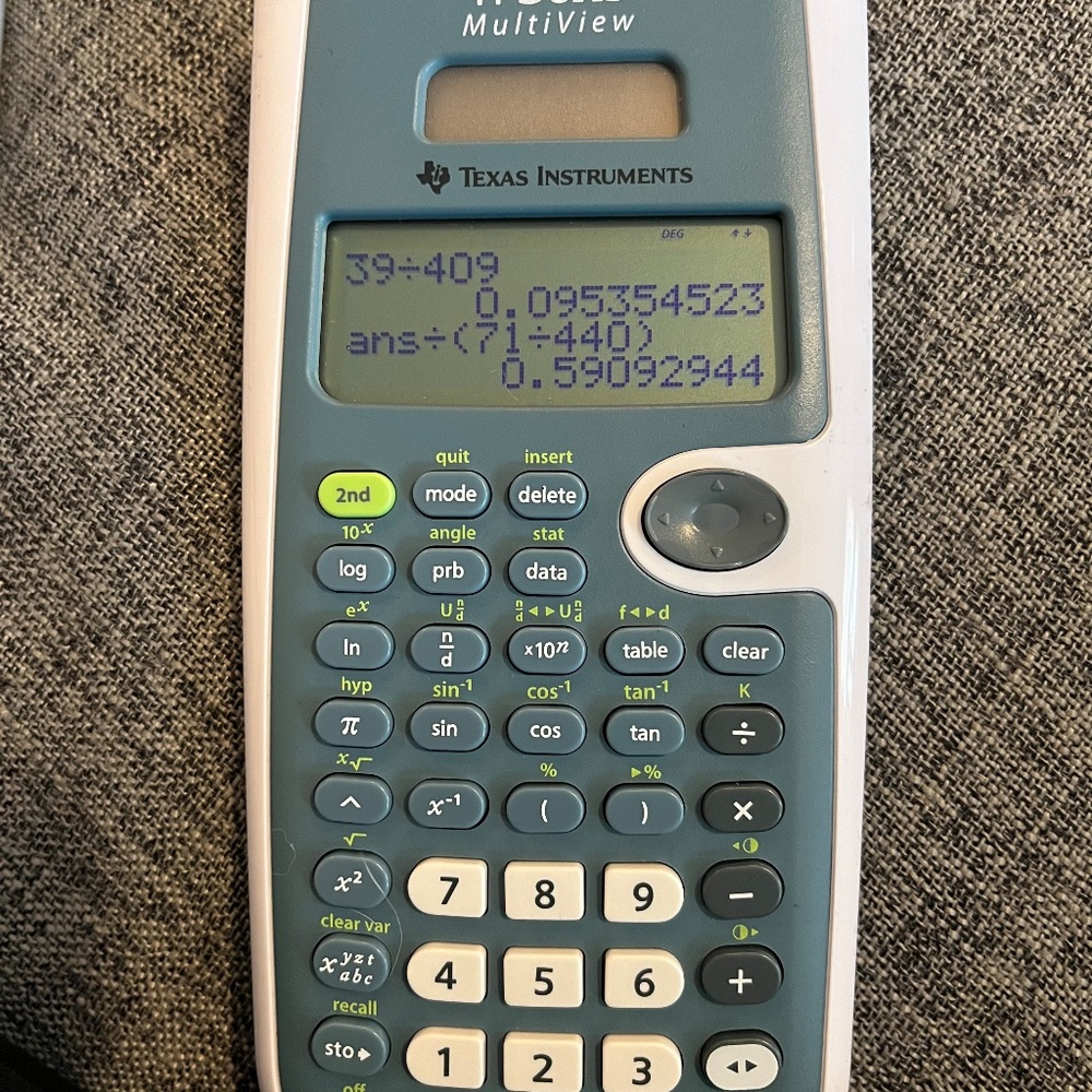 TI-30SX Calculator - Picture 3 of 3